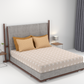 Carnival Ornate Queen Bedsheet, Chaithra Orange |144 TC Cotton| 2 Pillow Covers