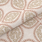 Carnival Ornate Queen Bedsheet, Chaithra Orange |144 TC Cotton| 2 Pillow Covers