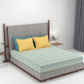 Carnival Ornate Queen Bedsheet, Manohari Cobalt Blue|144 TC Cotton| 2 Pillow Covers