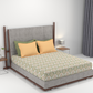 Carnival Ornate Queen Bedsheet, Manohari Sage |144 TC Cotton| 2 Pillow Covers