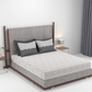 Carnival Ornate Queen Bedsheet, Mehendi Grey |144 TC Cotton| 2 Pillow Covers