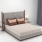Carnival Ornate Queen Bedsheet, Mehendi Rust |144 TC Cotton| 2 Pillow Covers