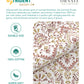 Carnival Ornate Queen Bedsheet, Mehendi Rust |144 TC Cotton| 2 Pillow Covers