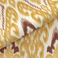 Carnival Ornate Queen Bedsheet, Saaj Mustard |144 TC Cotton| 2 Pillow Covers