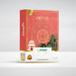 Carnival Ornate Queen Bedsheet, Saaj Mustard |144 TC Cotton| 2 Pillow Covers