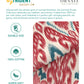 Carnival Ornate Queen Bedsheet, Saaj Red |144 TC Cotton| 2 Pillow Covers