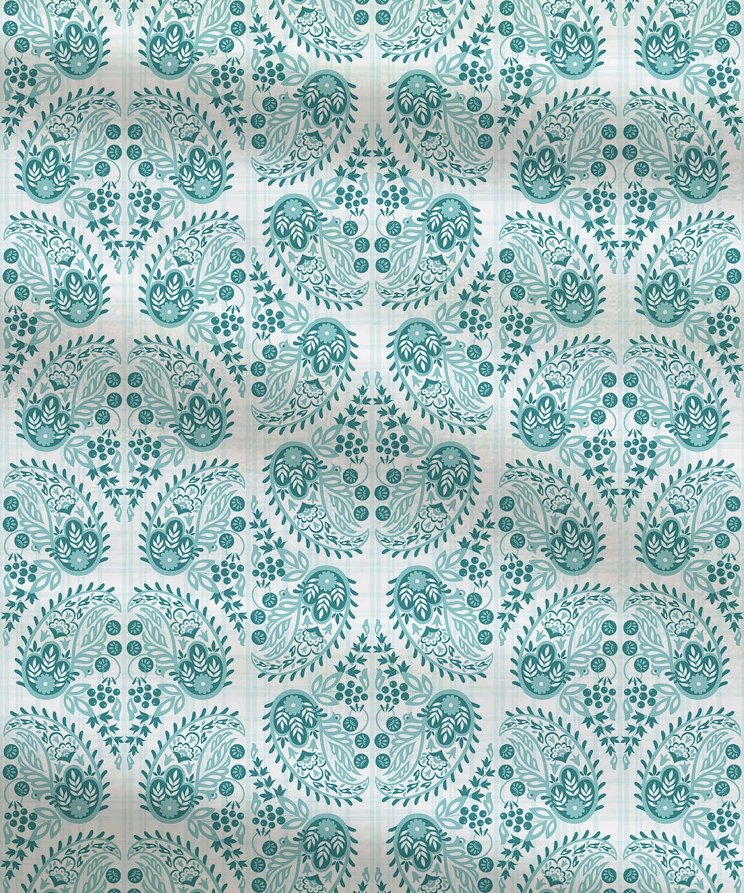 Moments Queen Bedsheet Set, Diana Teal|120 TC Cotton