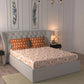 Moments Queen Bedsheet Set, Diana Rust|120 TC Cotton