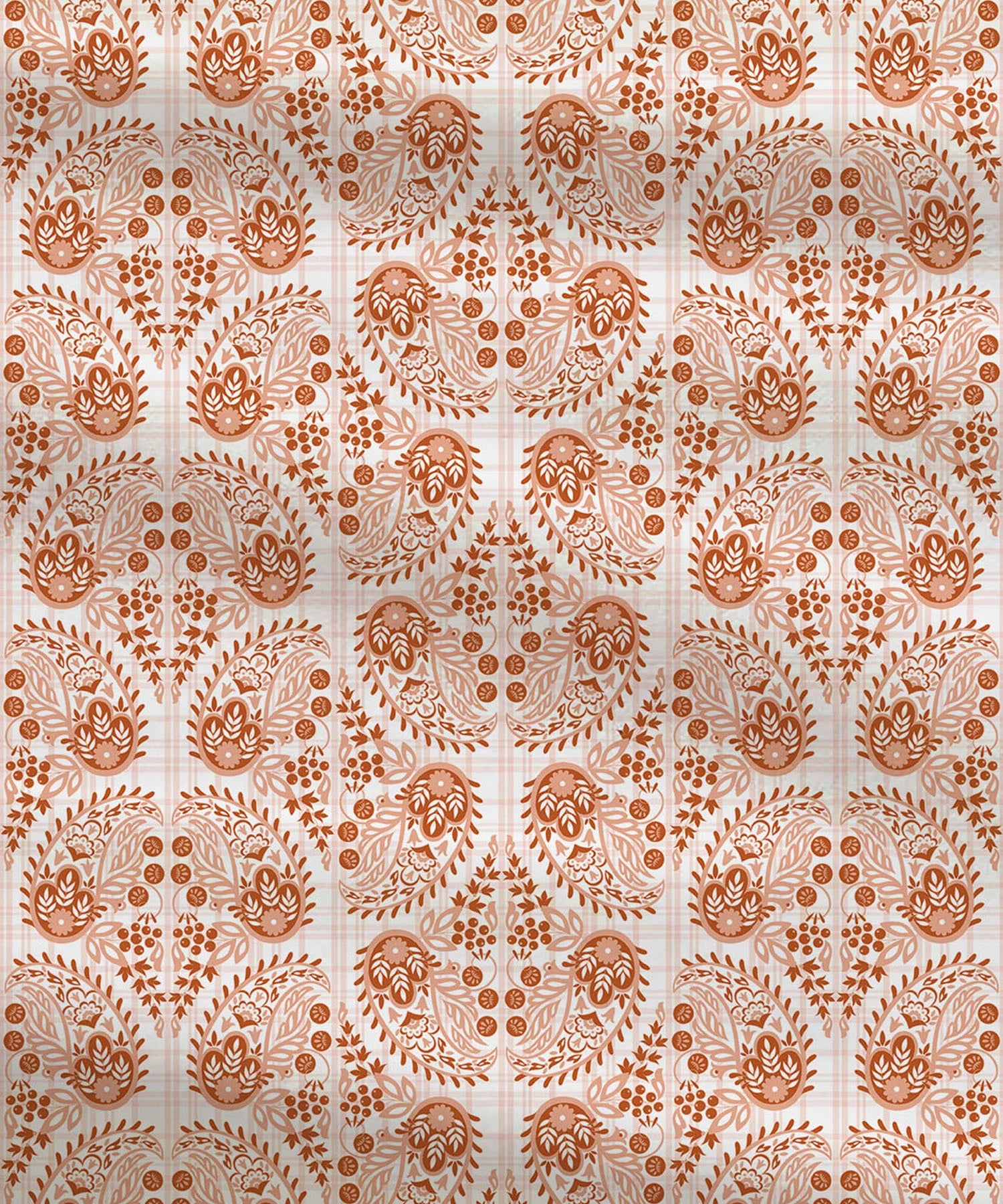 Moments Queen Bedsheet Set, Diana Rust|120 TC Cotton