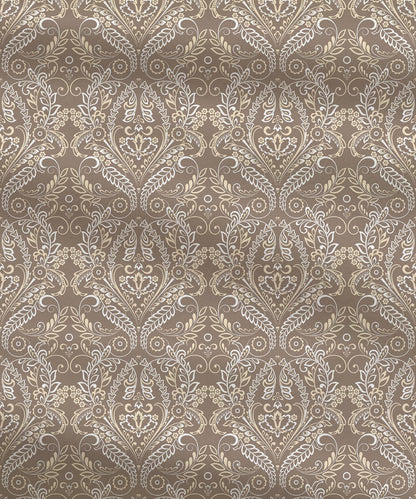 Moments Queen Bedsheet Set,Irene Mocha |120 TC Cotton