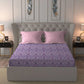Moments Queen Bedsheet Set, Irene Purple |120 TC Cotton