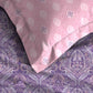 Moments Queen Bedsheet Set, Irene Purple |120 TC Cotton