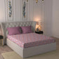 Moments Queen Bedsheet Set, Evelyn Mauve |120 TC Cotton