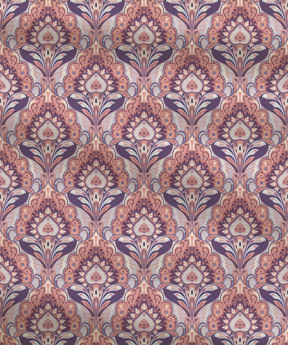 Moments Queen Bedsheet Set, Evelyn Mauve |120 TC Cotton