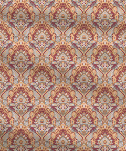 Moments Queen Bedsheet Set, Evelyn Mustard |120 TC Cotton