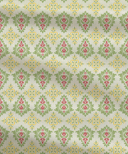 Moments Queen Bedsheet Set, Clara Green|120 TC Cotton