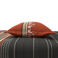 Carnival Gold Art Deco King Bedsheet, Athena Charcoal| 144 TC Cotton| 2 Pillow Covers