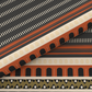 Carnival Gold Art Deco King Bedsheet, Athena Charcoal| 144 TC Cotton| 2 Pillow Covers