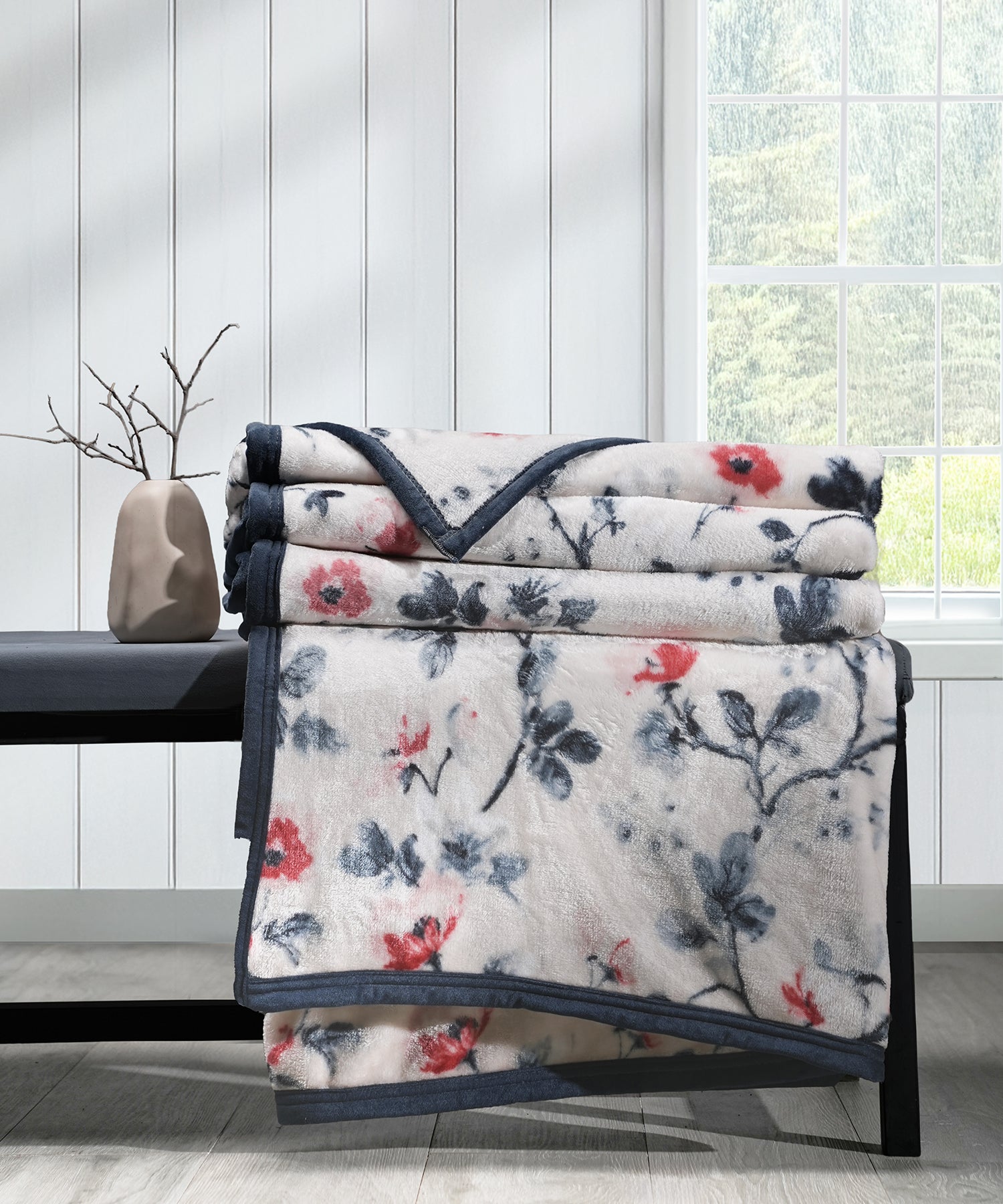 Home Essential Imperial Single Blanket, Dahlia| 290GSM Polyster