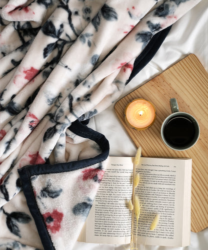 Home Essential Imperial Single Blanket, Dahlia| 290GSM Polyster