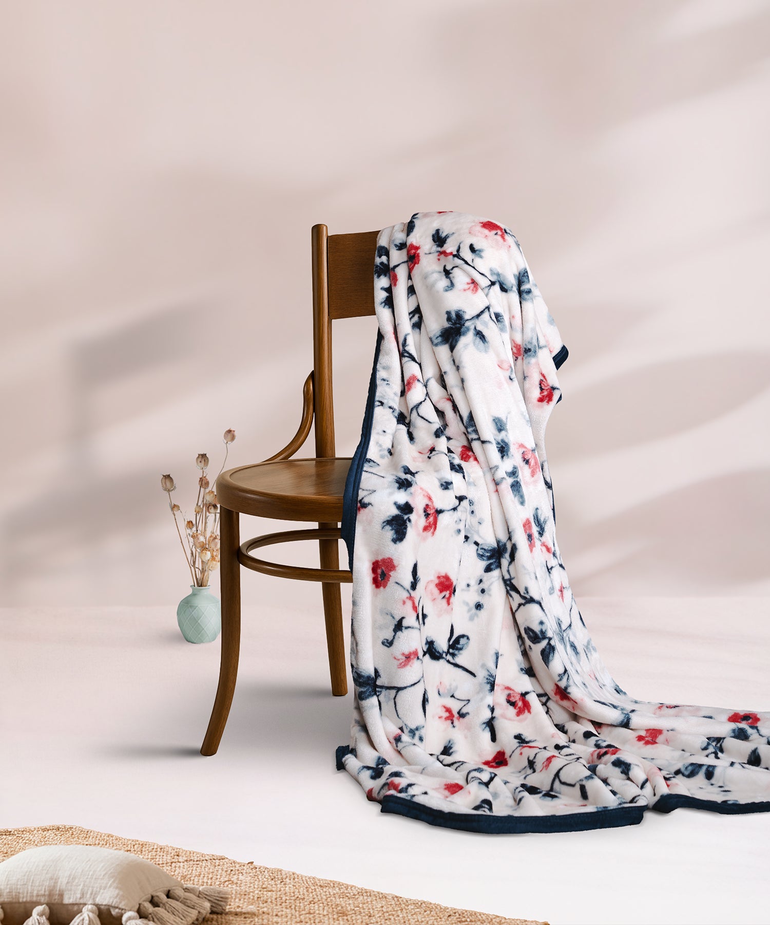 Home Essential Imperial Double Blanket, Dahlia| 290GSM Polyster