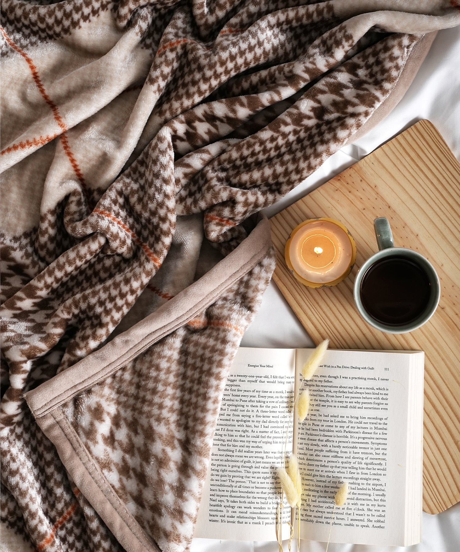 Home Essential Imperial Single Blanket, Estele| 290GSM Polyster