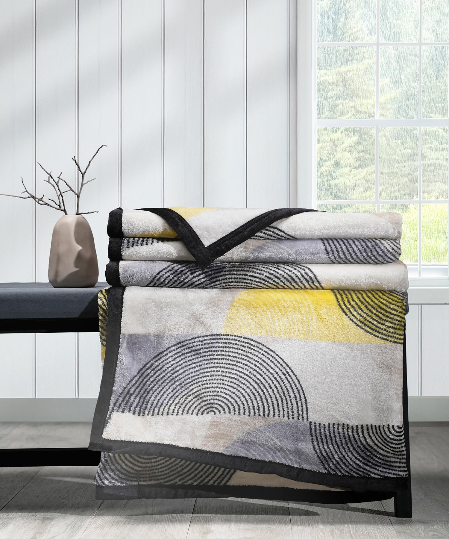 Home Essential Imperial Double Blanket, Ethan| 290GSM Polyster