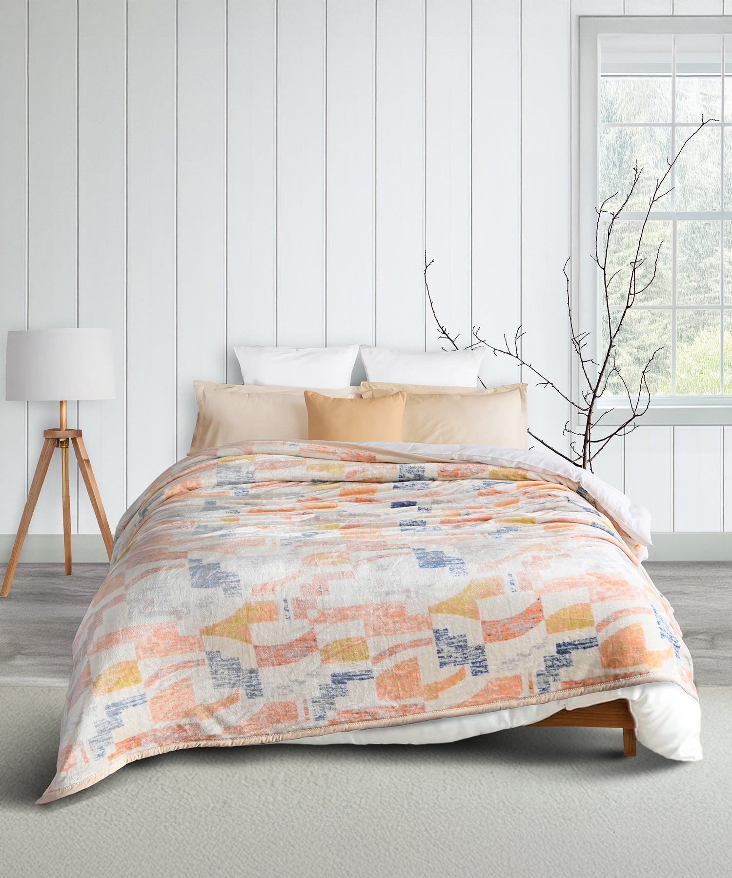 Home Essential Imperial Single Blanket, Logan| 290GSM Polyster