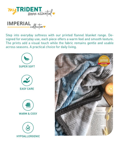 Home Essential Imperial Double Blanket, Mizuki| 290GSM Polyster