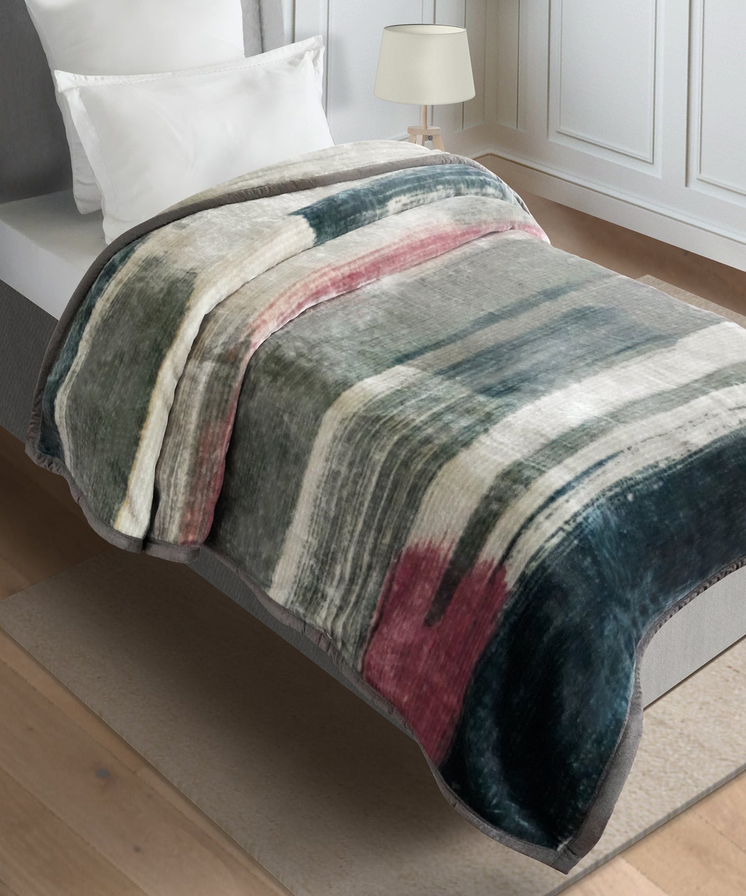 Home Essential Soft Sanctuary Single Blanket,Nolan|1.8 KG Polyster