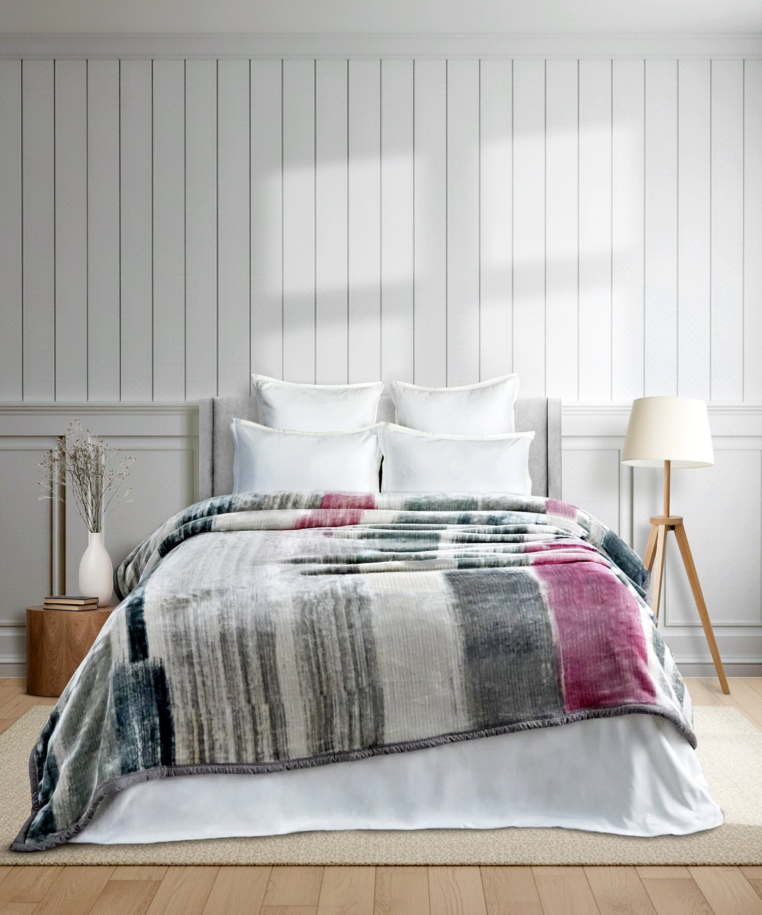 Home Essential Soft Sanctuary Double Blanket, Nolan|2.7 KG Polyster