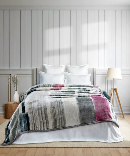 Home Essential Soft Sanctuary Double Blanket, Nolan|2.7 KG Polyster