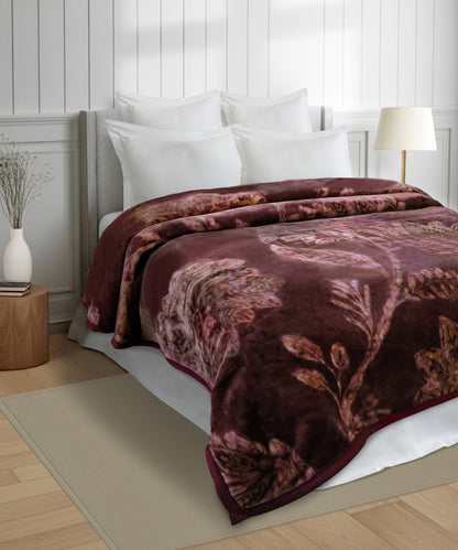 Home Essential Soft Sanctuary Double Blanket, Nora|2.7 KG Polyster