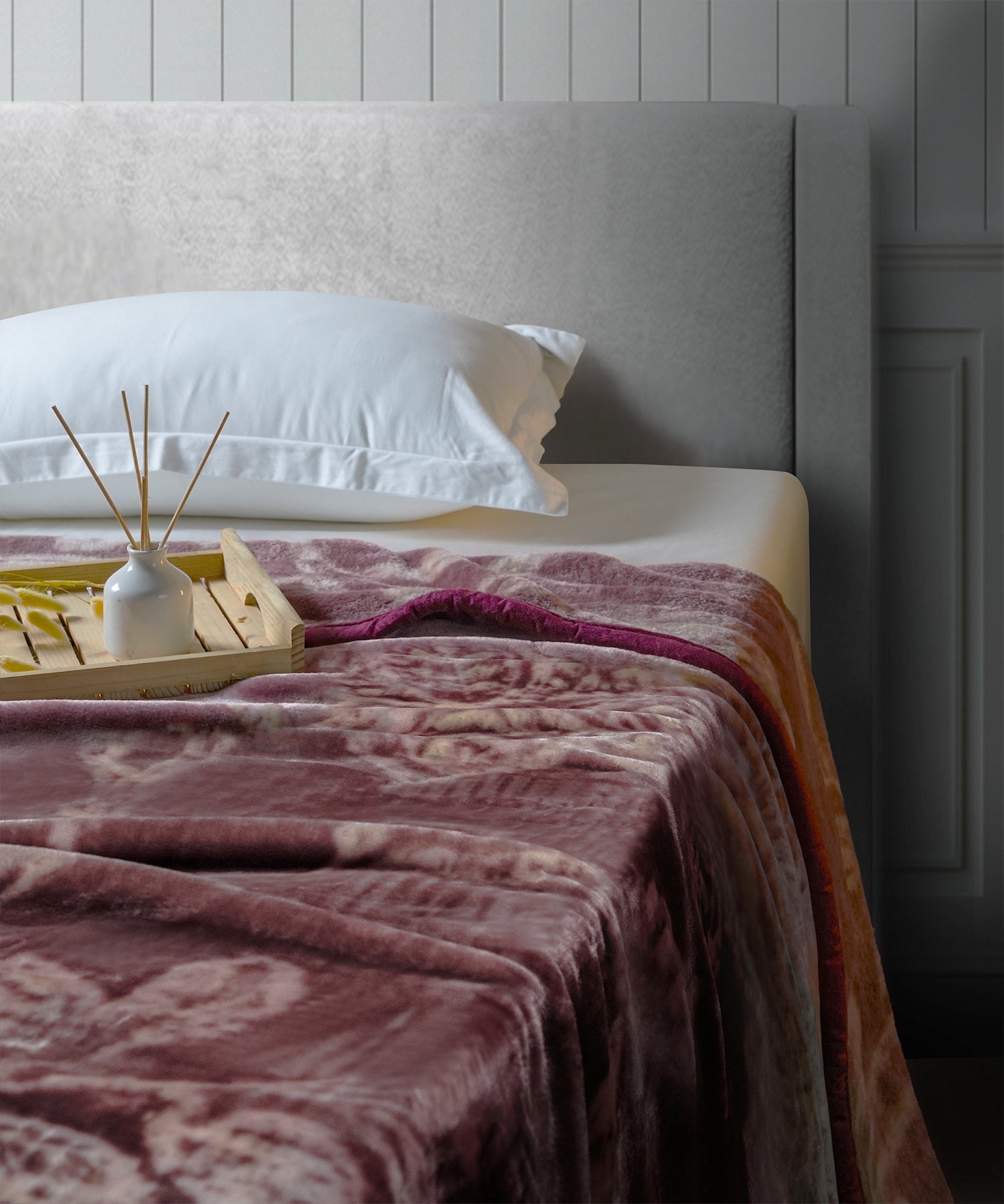 Home Essential Soft Sanctuary Double Blanket, Nora|2.7 KG Polyster