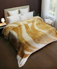 Classic Cozy Cocoon 2 ply Double Mink Blanket, Naomi|3.5 KG