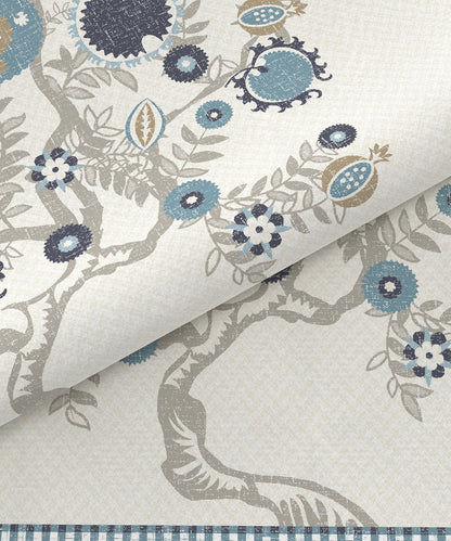 Home Essential  Suzani King Bedsheet, Resham Raag|144TC Cotton| 2 Pillow Covers