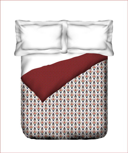 Home Essential Suzani Double AC Blanket/Comforter, Bahar| 144 TC Cotton