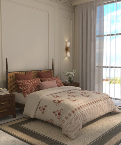 Home Essential Suzani Double AC Blanket/Comforter, Peepal Phool| 144 TC Cotton