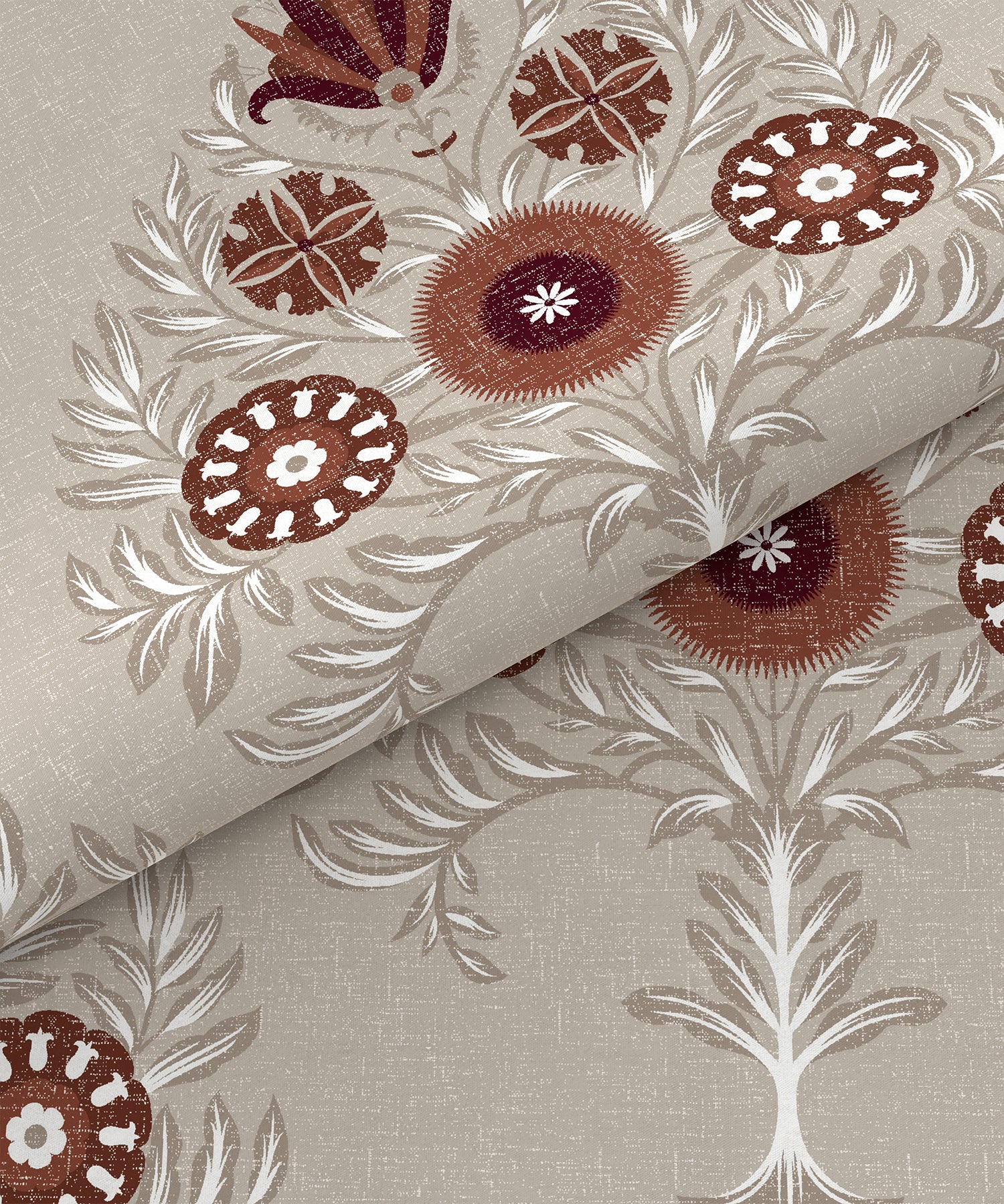 Home Essential Suzani Double AC Blanket/Comforter, Peepal Phool| 144 TC Cotton