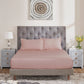 Nectarsoft Signature Select King Bedsheet Set, Blush|400 TC Cotton| 2 Pillow Covers