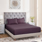Nectarsoft Signature Select King Bedsheet Set, Grape|400 TC Cotton| 2 Pillow Covers