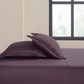 Nectarsoft Signature Select King Bedsheet Set, Grape|400 TC Cotton| 2 Pillow Covers