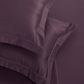 Nectarsoft Signature Select King Bedsheet Set, Grape|400 TC Cotton| 2 Pillow Covers