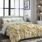 Indulgence Painterly Pattern King Bedsheet Set, Whispering Forest|300 TC Cotton| 4 Pillow Covers