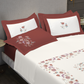 Nectarsoft Elite King Bedsheet Set, Rumi| 400 TC Cotton| 4 Pillow Covers