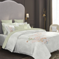 Nectarsoft Elite King Bedsheet Set, Mizuki| 400 TC Cotton| 4 Pillow Covers