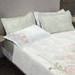 Nectarsoft Elite King Bedsheet Set, Mizuki| 400 TC Cotton| 4 Pillow Covers
