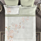 Nectarsoft Elite King Bedsheet Set, Mizuki| 400 TC Cotton| 4 Pillow Covers