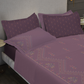 Nectarsoft Elite King Bedsheet Set, Rose Dust| 400 TC Cotton| 4 Pillow Covers