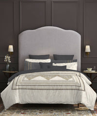 Nectarsoft Elite King Bedsheet Set, Whispering Vines| 400 TC Cotton| 4 Pillow Covers